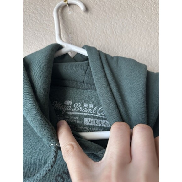 Moya Brand Co Grappling MMA Pullover Hoodie Sweater Men’s Size Medium Green - Picture 5 of 12